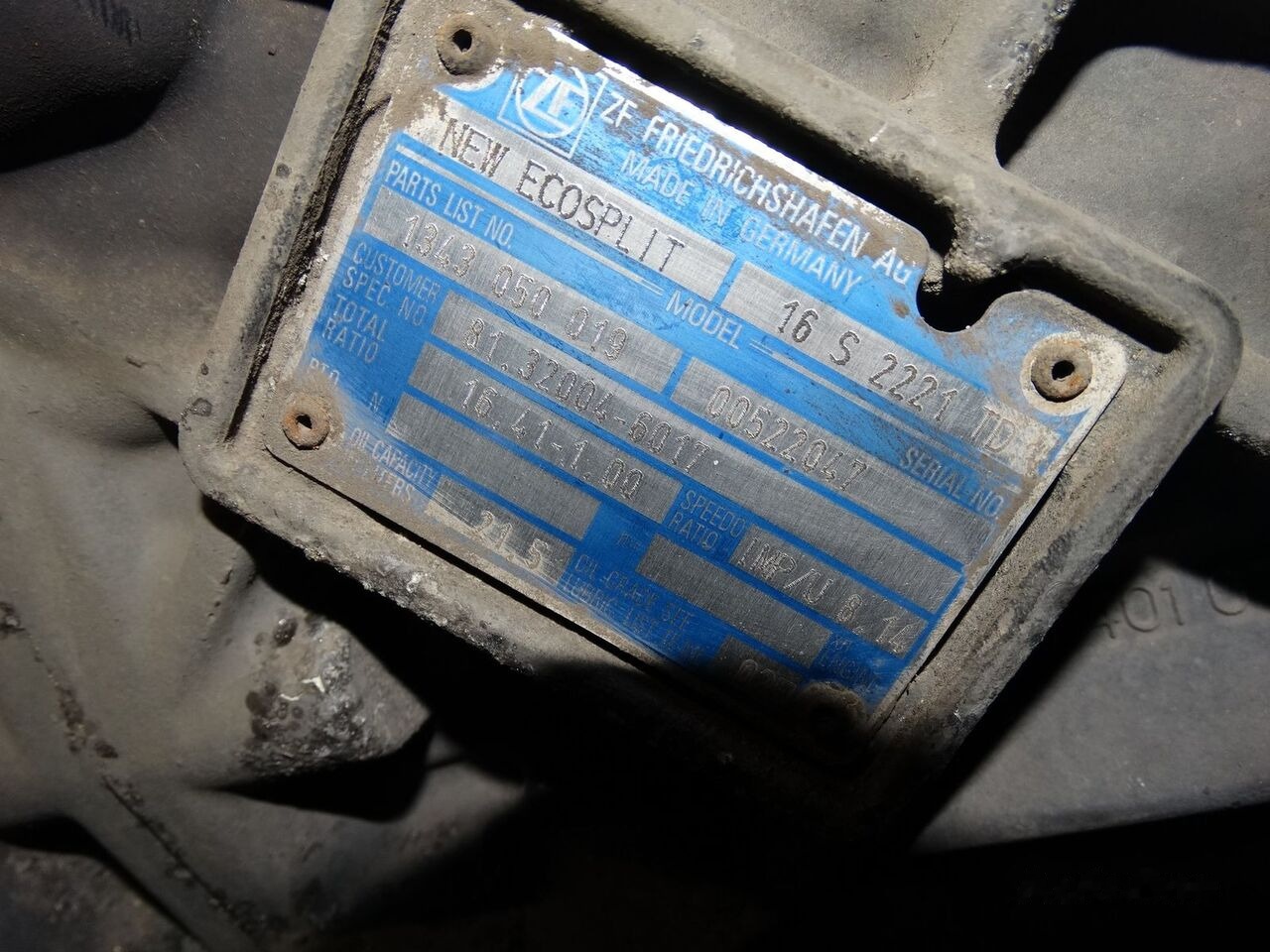 MAN 16S2221 TD MAN TGX TGS TGA - Boîte de vitesse pour Camion: photos 2 MAN 16S2221 TD MAN TGX TGS TGA - Boîte de vitesse pour Camion: photos 2