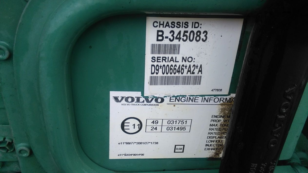 Volvo D9A 340 Volvo FM, PENTA - Moteur pour Camion: photos 2 Volvo D9A 340 Volvo FM, PENTA - Moteur pour Camion: photos 2