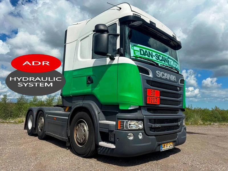 Scania R520 V8 ADR fuel transport. Twensteer. Air / Air suspension. V8 engine. Hydr. system - Tracteur routier: photos 5 Scania R520 V8 ADR fuel transport. Twensteer. Air / Air suspension. V8 engine. Hydr. system - Tracteur routier: photos 5