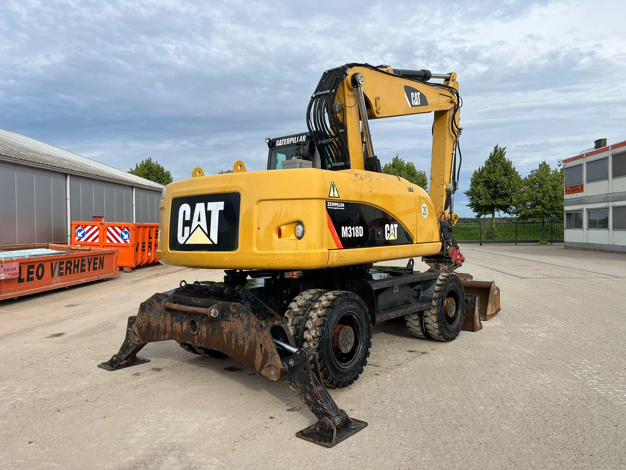 Caterpillar M318D - Pelle sur pneus: photos 4 Caterpillar M318D - Pelle sur pneus: photos 4