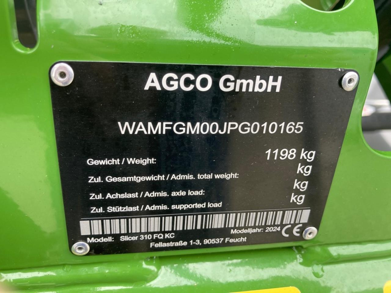 Fendt SLICER 310F - Faucheuse: photos 5 Fendt SLICER 310F - Faucheuse: photos 5