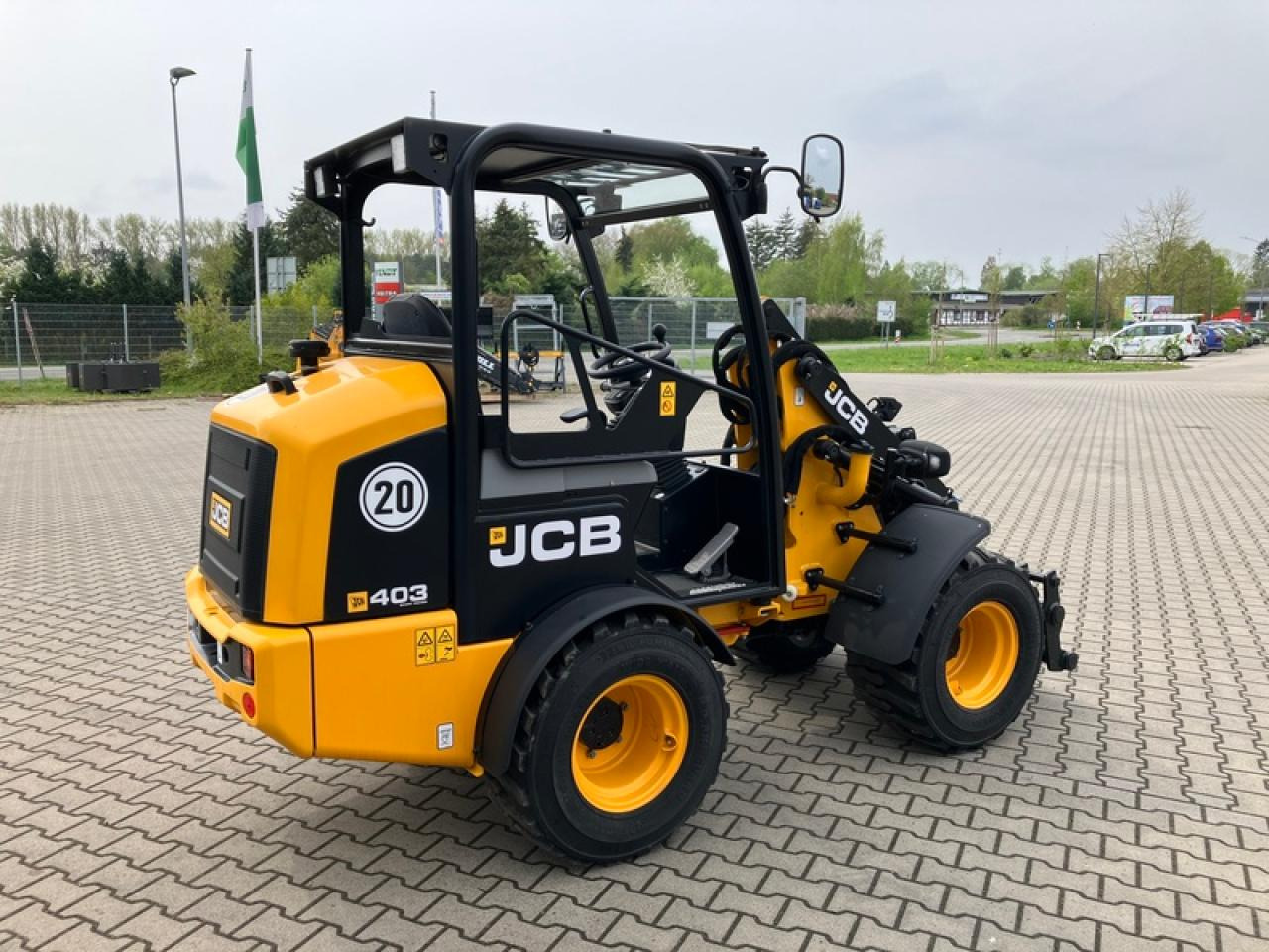 JCB 403 AGRI SMART POWER EURO-AUFNAHME - Chargeuse sur pneus: photos 3 JCB 403 AGRI SMART POWER EURO-AUFNAHME - Chargeuse sur pneus: photos 3