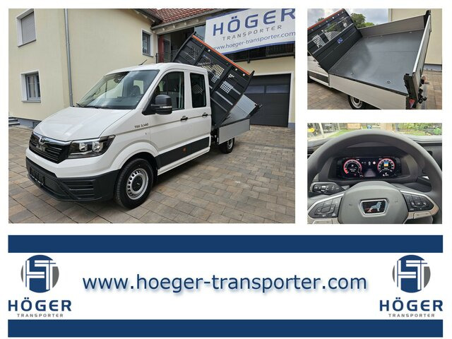 MAN TGE 3.140 Doka L3 Dreiseitenkipper Facelift - Véhicule utilitaire benne, Utilitaire double cabine: photos 1 MAN TGE 3.140 Doka L3 Dreiseitenkipper Facelift - Véhicule utilitaire benne, Utilitaire double cabine: photos 1