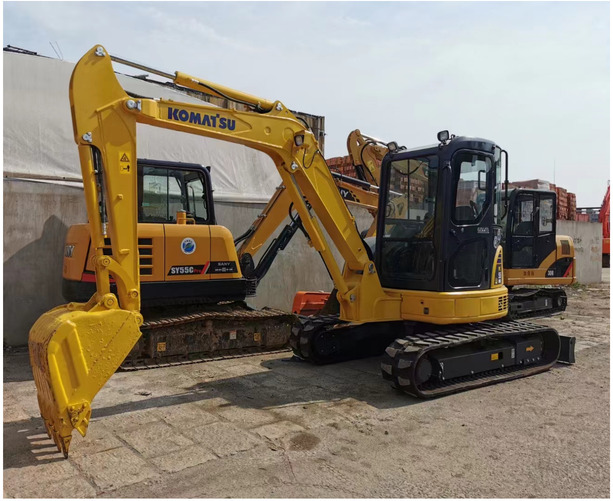 Japan original used Komatsu PC55MR-3 crawler excavator used cheap price Komatsu PC55MR-3 for sale - Mini pelle: photos 1 Japan original used Komatsu PC55MR-3 crawler excavator used cheap price Komatsu PC55MR-3 for sale - Mini pelle: photos 1