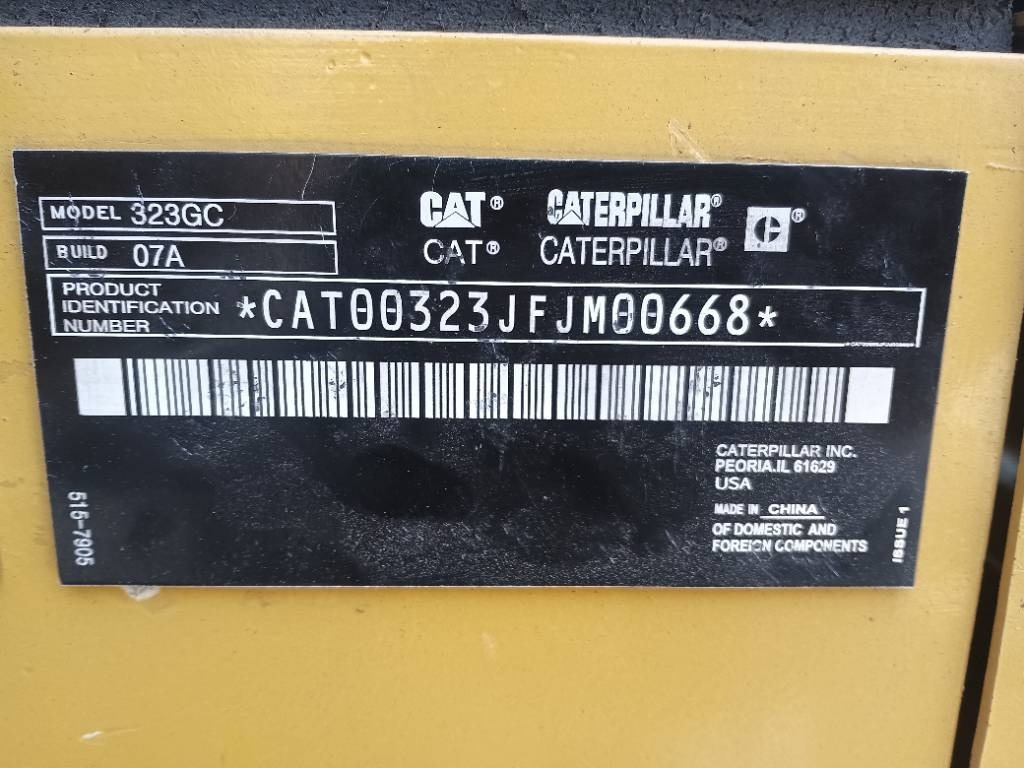 CAT 323GC - Pelle sur chenille: photos 5 CAT 323GC - Pelle sur chenille: photos 5