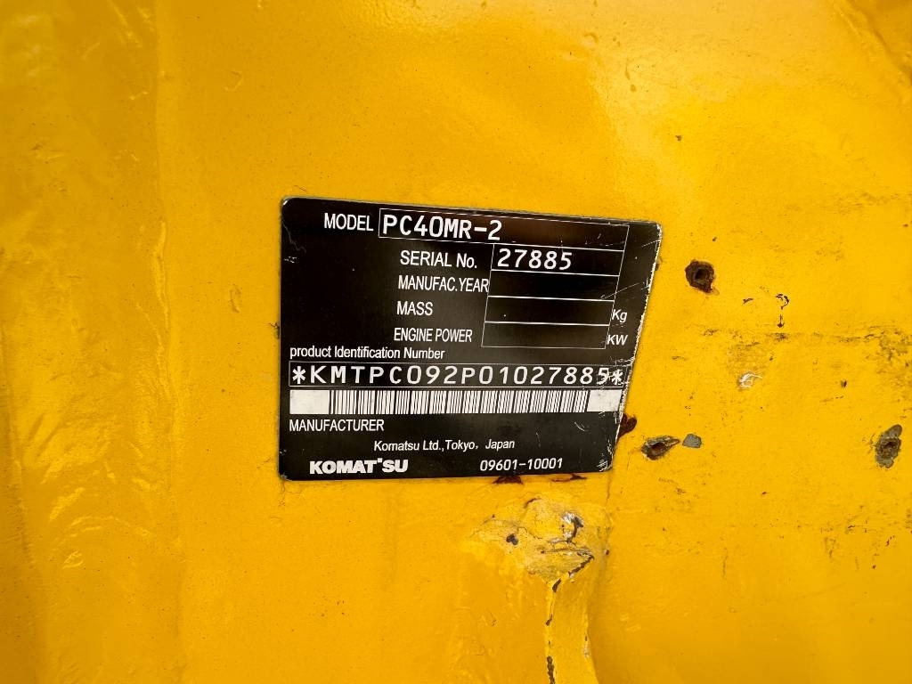 Komatsu PC 40 - Mini pelle: photos 2 Komatsu PC 40 - Mini pelle: photos 2
