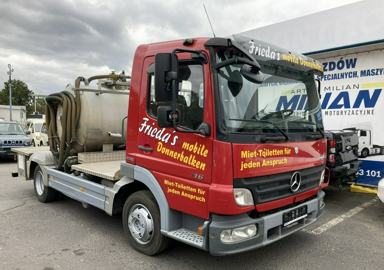 Mercedes-Benz Atego Atego716 Toitoi dowywozu WC Asanizacyjny Wuko Kanalizacja Toi Toi 20 - Camion hydrocureur: photos 1 Mercedes-Benz Atego Atego716 Toitoi dowywozu WC Asanizacyjny Wuko Kanalizacja Toi Toi 20 - Camion hydrocureur: photos 1