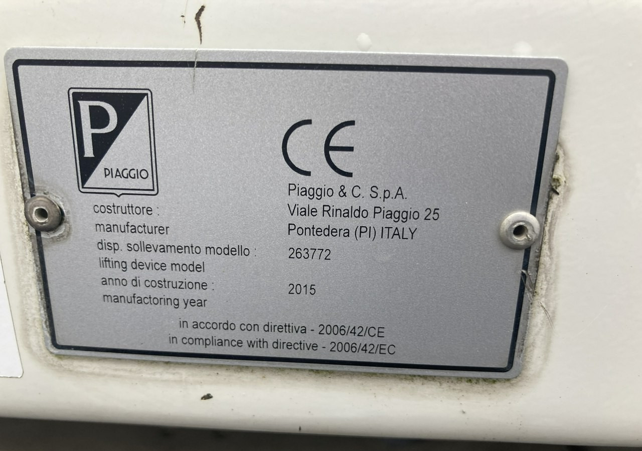 Benne à ordures ménagères Piaggio Piaggio Porter Śmieciarka Wywrotka 2015: photos 19