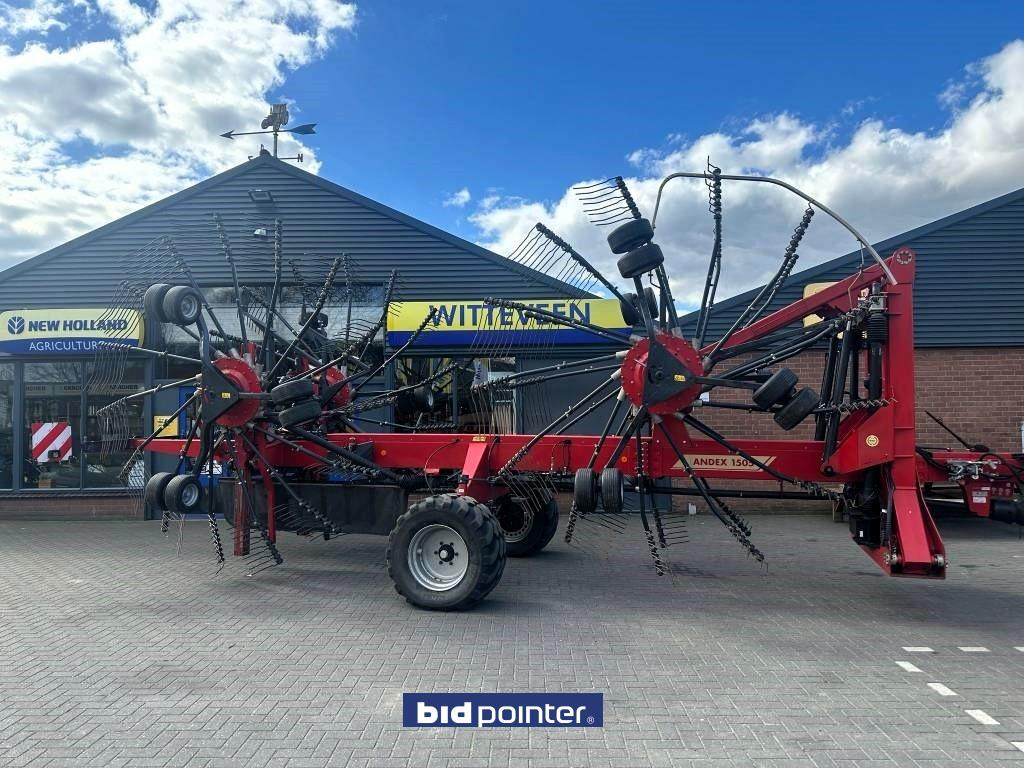 Vicon Andex 1505 Proline 4 rotor hark - Faneuse: photos 1 Vicon Andex 1505 Proline 4 rotor hark - Faneuse: photos 1