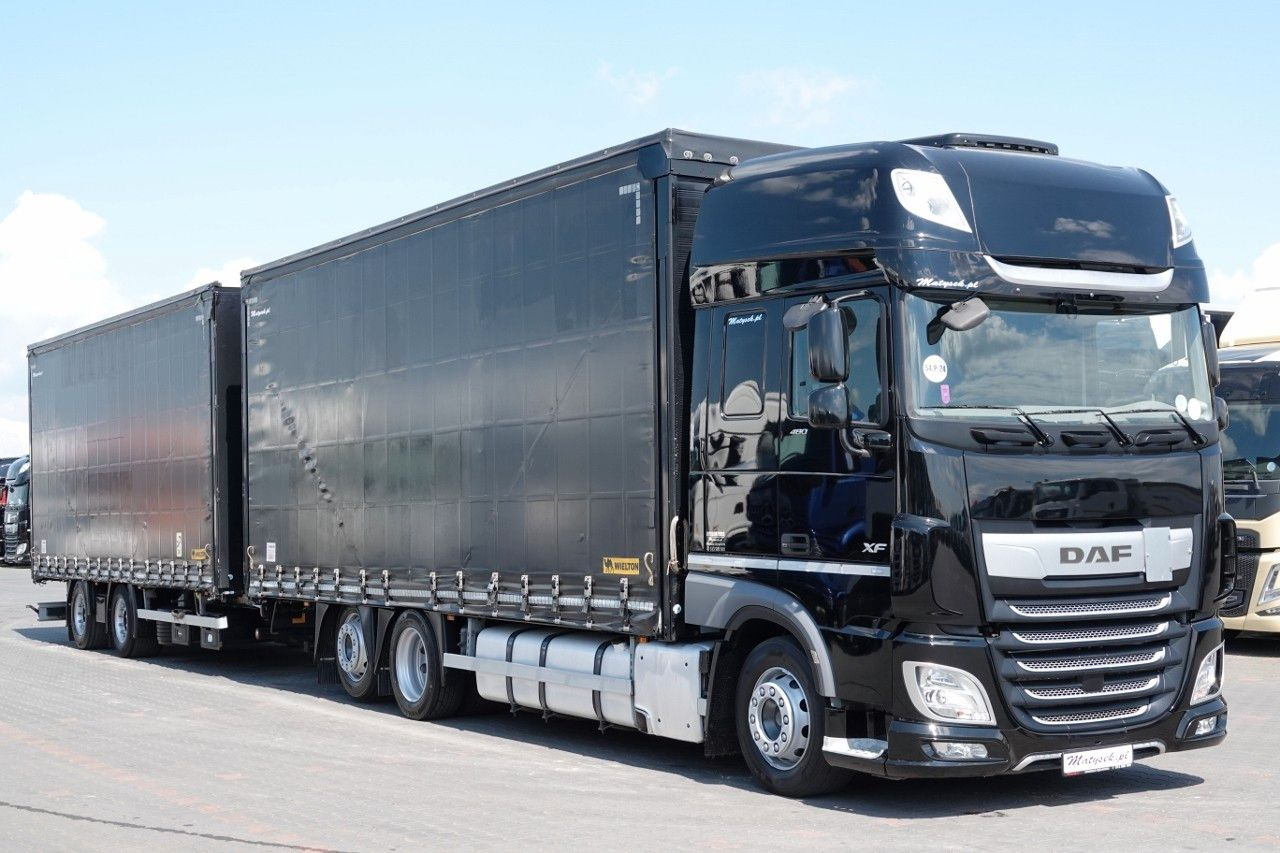 DAF XF 480 / ZESTAW TANDEM / 120 M3 / PRZEJAZDOWY / - Camion à rideaux coulissants: photos 2 DAF XF 480 / ZESTAW TANDEM / 120 M3 / PRZEJAZDOWY / - Camion à rideaux coulissants: photos 2