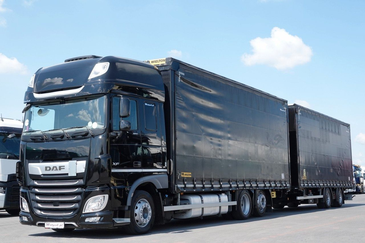 DAF XF 480 / ZESTAW TANDEM / 120 M3 / PRZEJAZDOWY / - Camion à rideaux coulissants: photos 4 DAF XF 480 / ZESTAW TANDEM / 120 M3 / PRZEJAZDOWY / - Camion à rideaux coulissants: photos 4