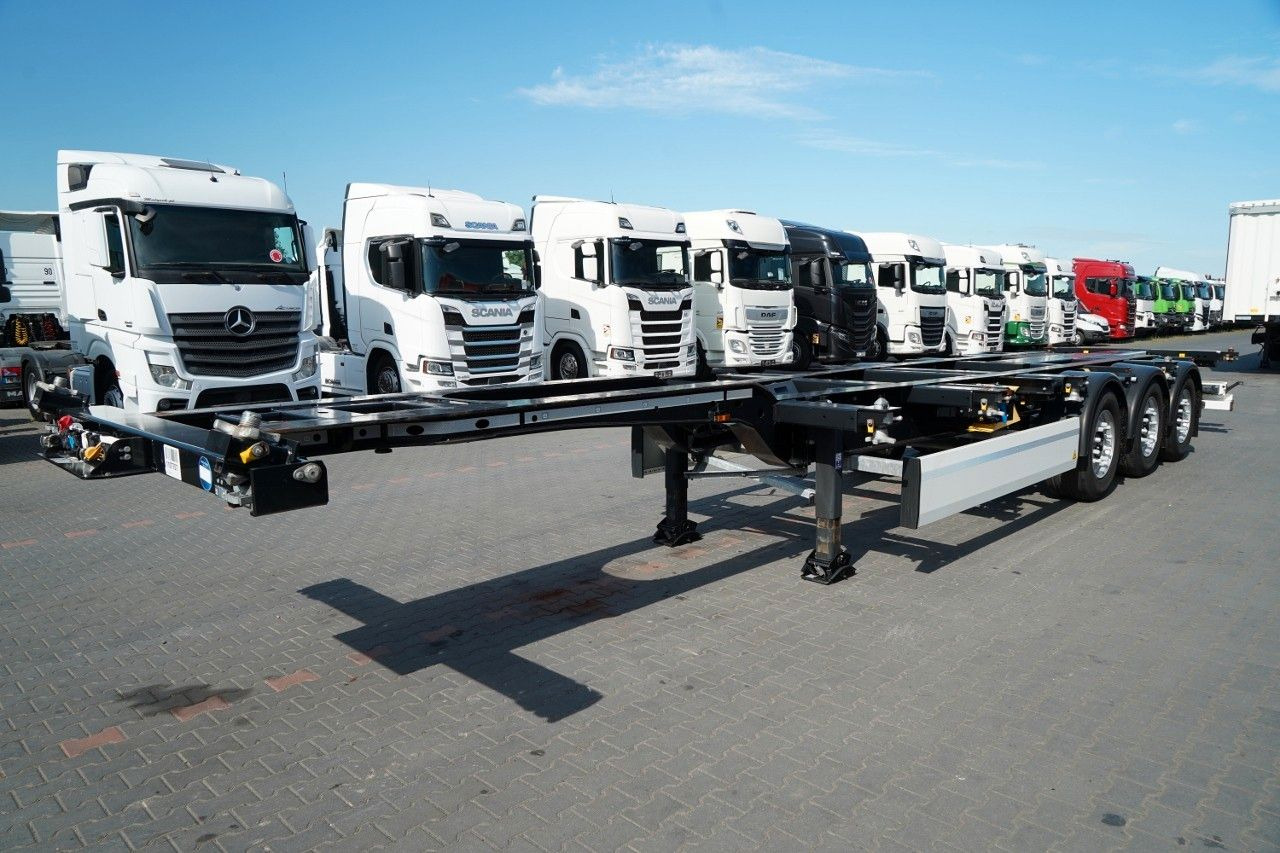 Krone / NACZEPA PODKONTENEROWA / MAŁO UŻYWANA / UNIWER - Semi-remorque porte-conteneur/ Caisse mobile: photos 3 Krone / NACZEPA PODKONTENEROWA / MAŁO UŻYWANA / UNIWER - Semi-remorque porte-conteneur/ Caisse mobile: photos 3