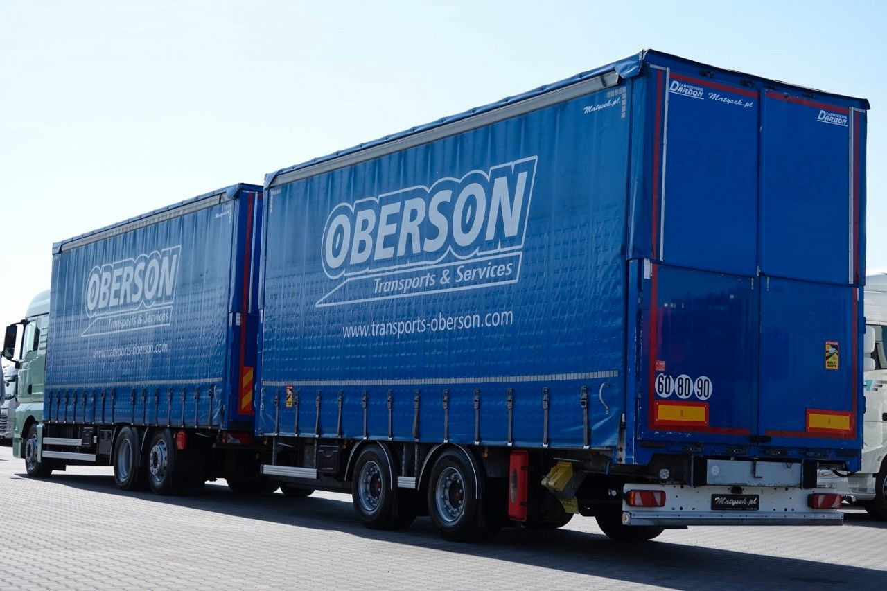 MAN TGX 26.460 / ZESTAW TANDEM PRZEJAZDOWY / 120 M3 - Camion à rideaux coulissants: photos 3 MAN TGX 26.460 / ZESTAW TANDEM PRZEJAZDOWY / 120 M3 - Camion à rideaux coulissants: photos 3