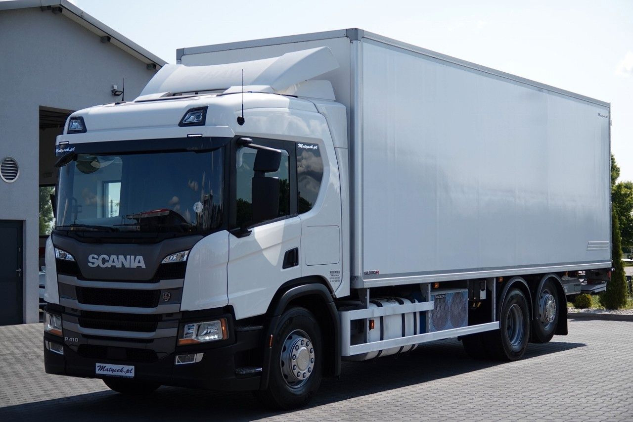 Scania P 410 / 6X2 /CHŁODNIA / SLÓWKA / Agregat THERMO - Camion frigorifique: photos 2 Scania P 410 / 6X2 /CHŁODNIA / SLÓWKA / Agregat THERMO - Camion frigorifique: photos 2