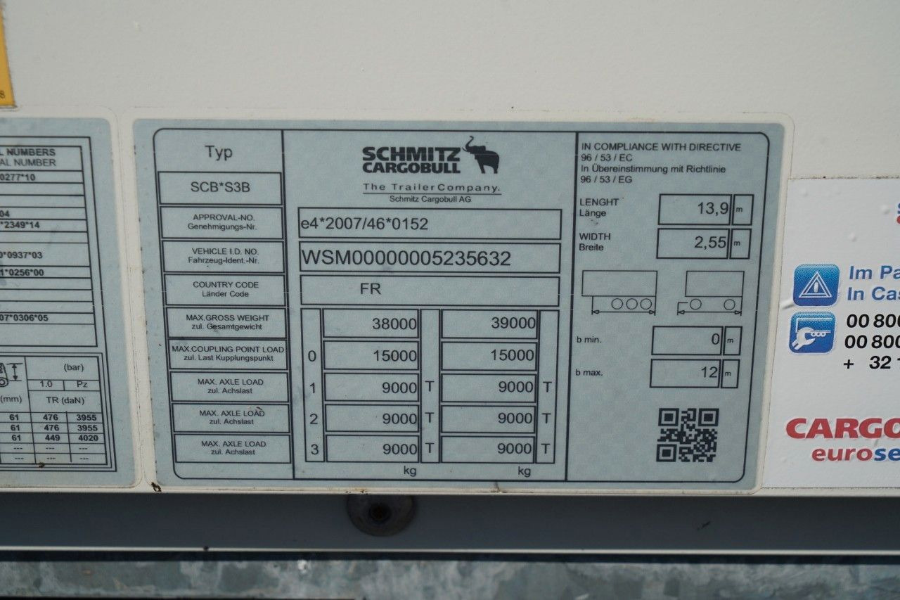 Semi-remorque frigorifique Schmitz Cargobull KONTENER KOFFER / DOPPELSTOCK / 2 OŚ PODNOSZONA: photos 18