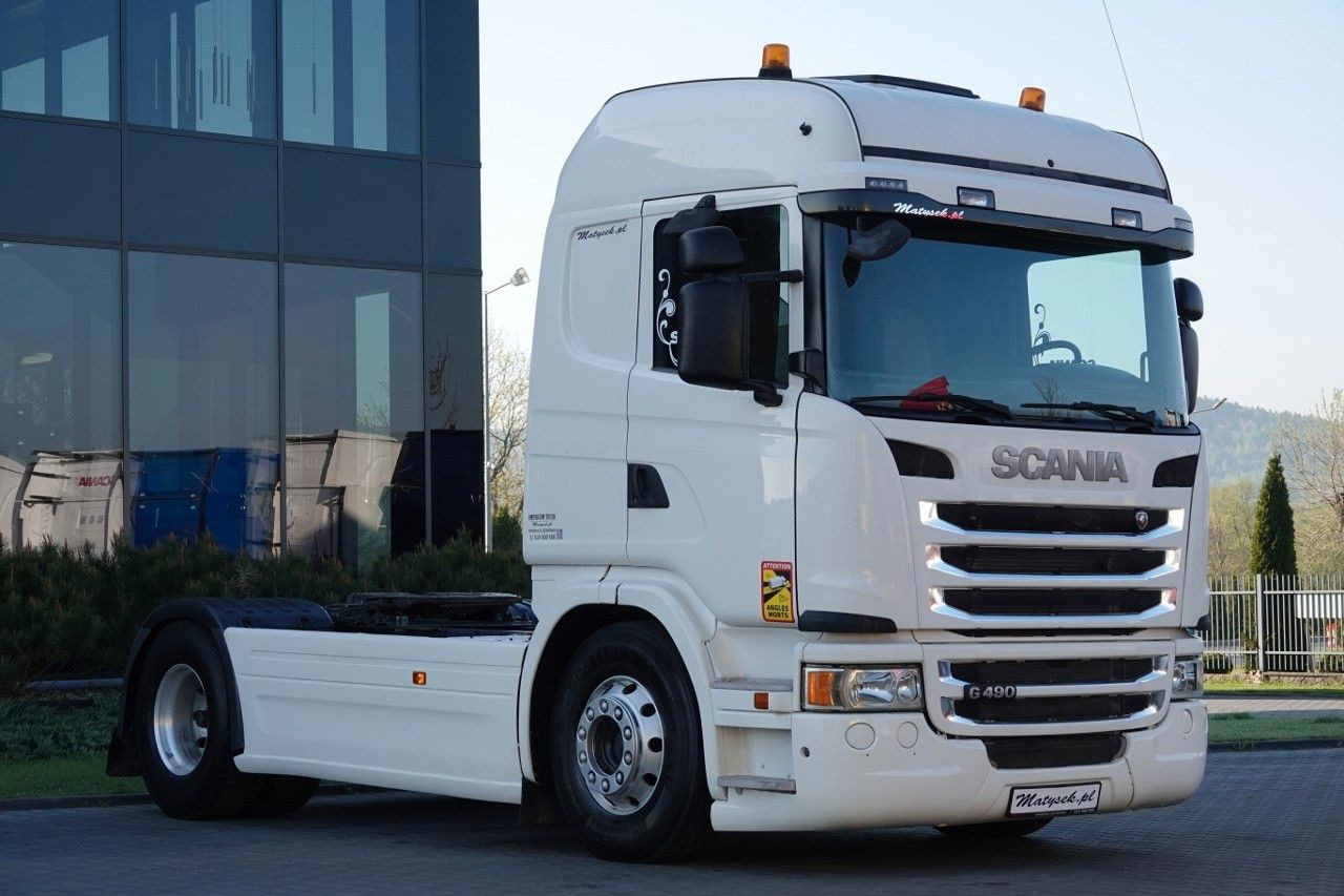 Scania G 490 / RETARDER / HIGHLINE / ALUFELGI / SPROWA Scania G 490 / RETARDER / HIGHLINE / ALUFELGI / SPROWA - Tracteur routier: photos 1 Scania G 490 / RETARDER / HIGHLINE / ALUFELGI / SPROWA Scania G 490 / RETARDER / HIGHLINE / ALUFELGI / SPROWA - Tracteur routier: photos 1