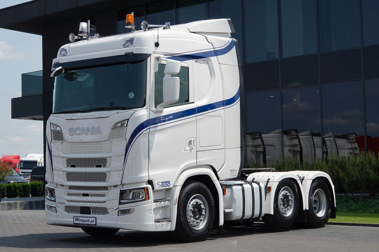 Scania S 500 / 6x2 / PUSHER / RETARDER / I-PARK COOL / - Tracteur routier: photos 1 Scania S 500 / 6x2 / PUSHER / RETARDER / I-PARK COOL / - Tracteur routier: photos 1