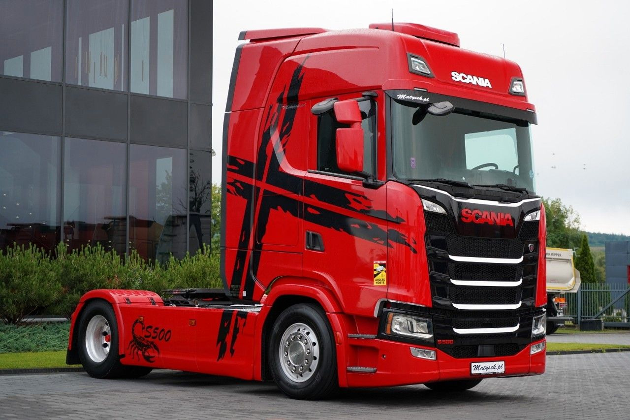 Scania S 500 / RETARDER / I-PARK COOL / ALUFELGI / PO - Tracteur routier: photos 1 Scania S 500 / RETARDER / I-PARK COOL / ALUFELGI / PO - Tracteur routier: photos 1