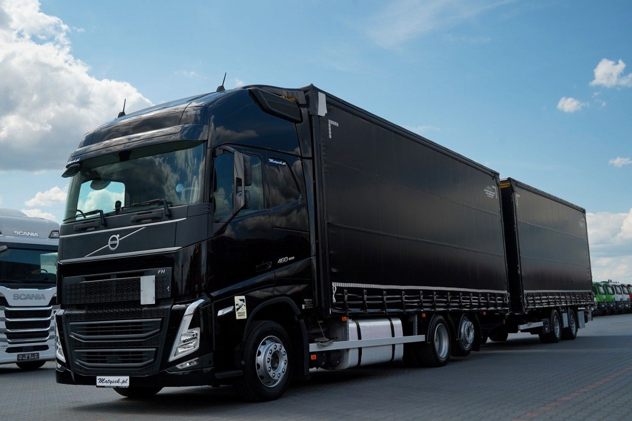 Volvo FH 460 / I-SAVE / XXL / ZESTAW TANDEM PRZEJAZDOW - Camion à rideaux coulissants: photos 1 Volvo FH 460 / I-SAVE / XXL / ZESTAW TANDEM PRZEJAZDOW - Camion à rideaux coulissants: photos 1