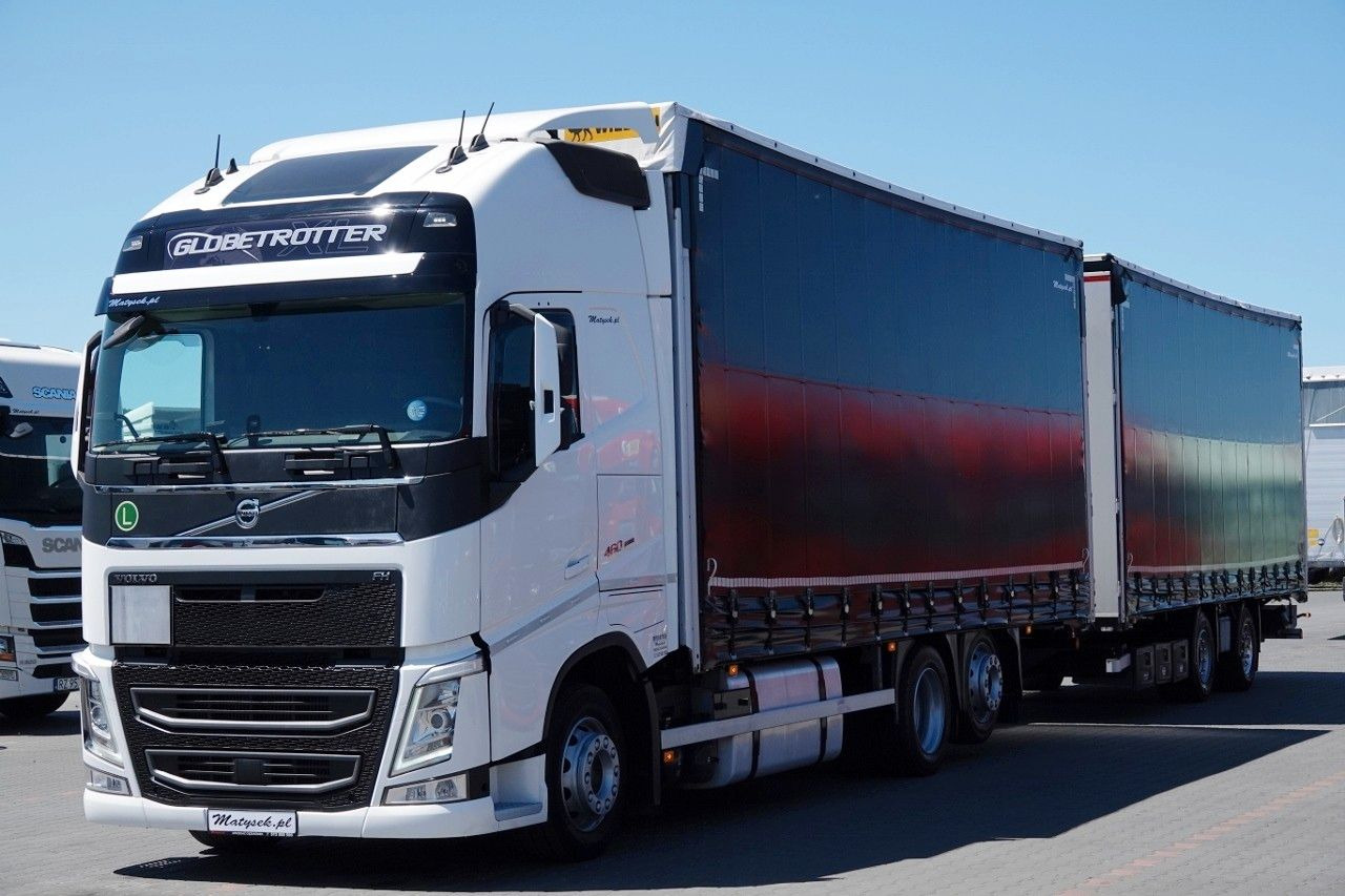 Volvo FH 460 / ZESTAW TANDEM / 120 M3 / FULL AIRMATIC - Camion à rideaux coulissants: photos 2 Volvo FH 460 / ZESTAW TANDEM / 120 M3 / FULL AIRMATIC - Camion à rideaux coulissants: photos 2