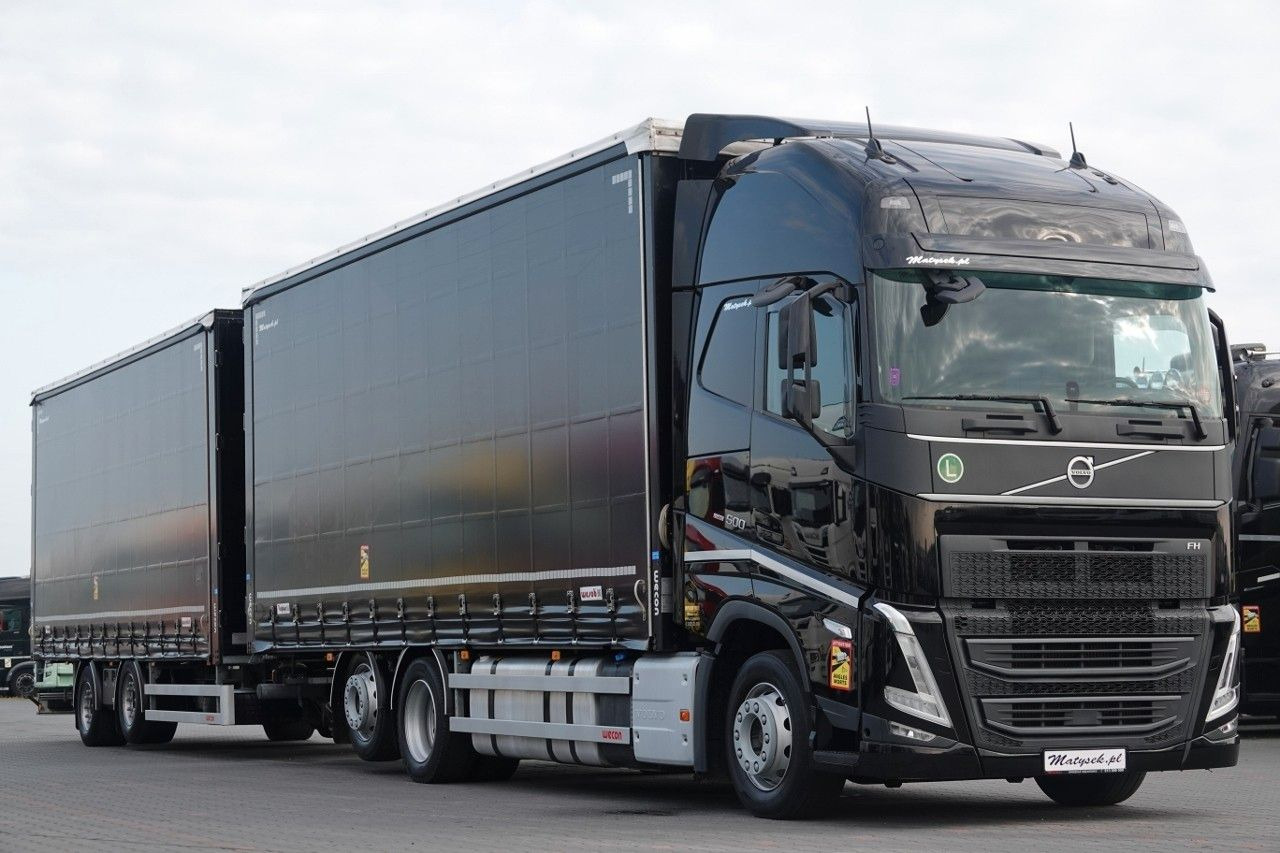 Volvo FH 500 / I-SAVE / XL / ZESTAW TANDEM PRZEJAZDOWY - Camion à rideaux coulissants: photos 5 Volvo FH 500 / I-SAVE / XL / ZESTAW TANDEM PRZEJAZDOWY - Camion à rideaux coulissants: photos 5
