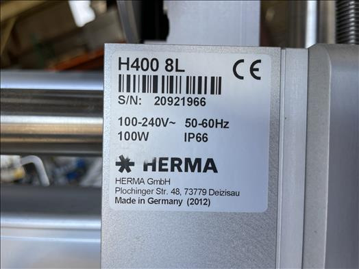 Machine d'emballage et de conditionnement Herma H400 Semi automatic wrap labeller: photos 11