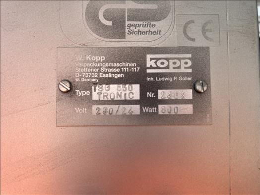 Kopp TSG650 Bag sealer - Machine d'emballage et de conditionnement: photos 5 Kopp TSG650 Bag sealer - Machine d'emballage et de conditionnement: photos 5