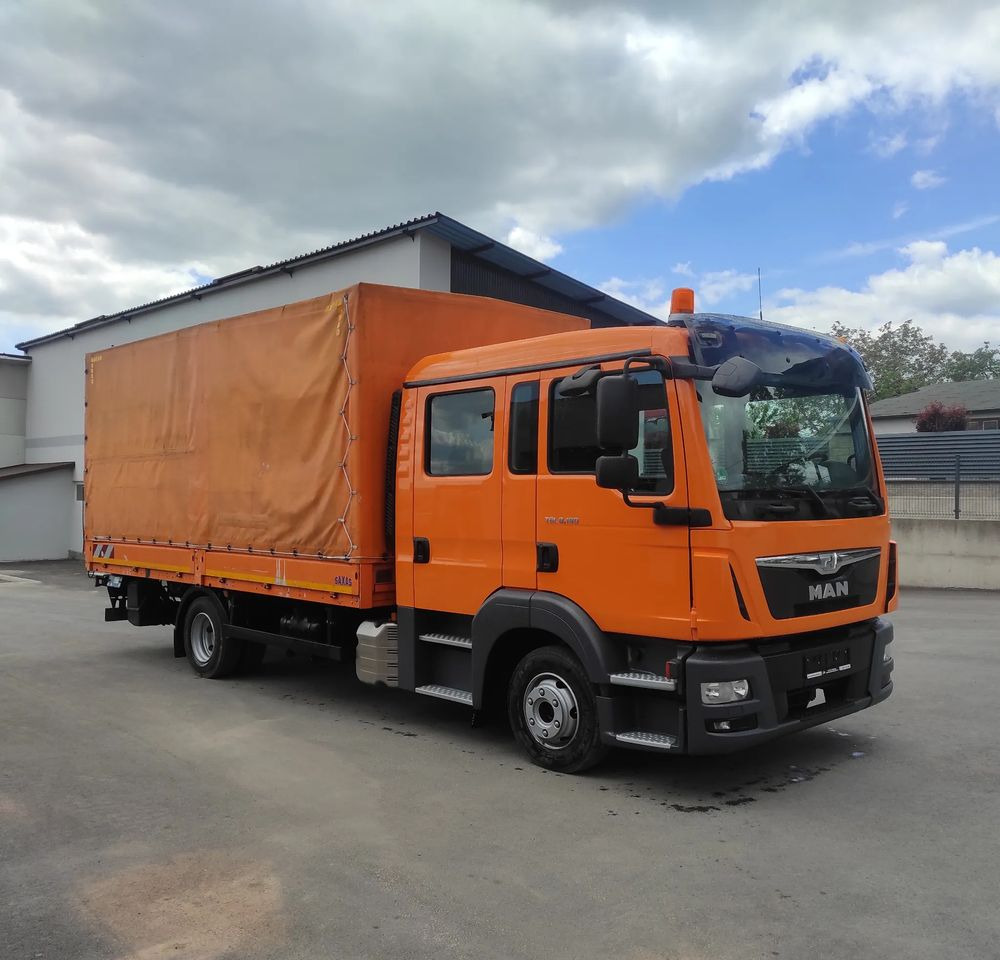 MAN TGL 8.180 DOKA / 6 OSOBOWY /BUTRO-PLANDEKA / - Camion à rideaux coulissants: photos 5 MAN TGL 8.180 DOKA / 6 OSOBOWY /BUTRO-PLANDEKA / - Camion à rideaux coulissants: photos 5
