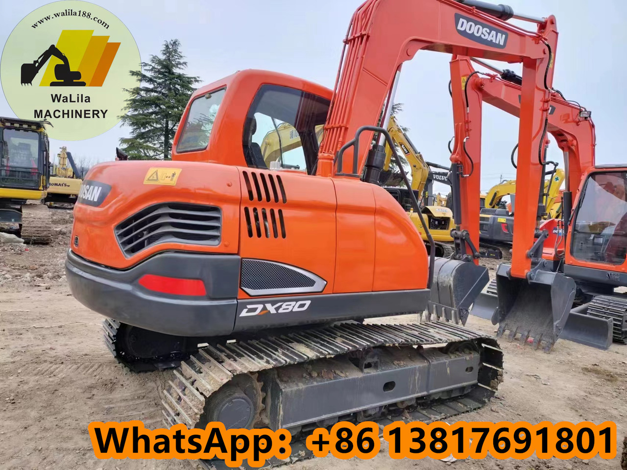 DOOSAN DX80 - Mini pelle: photos 1 DOOSAN DX80 - Mini pelle: photos 1