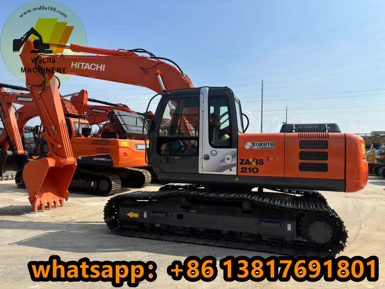 HITACHI Hitachi 210-3G Direct Injection Excavator - Pelle sur chenille: photos 1 HITACHI Hitachi 210-3G Direct Injection Excavator - Pelle sur chenille: photos 1