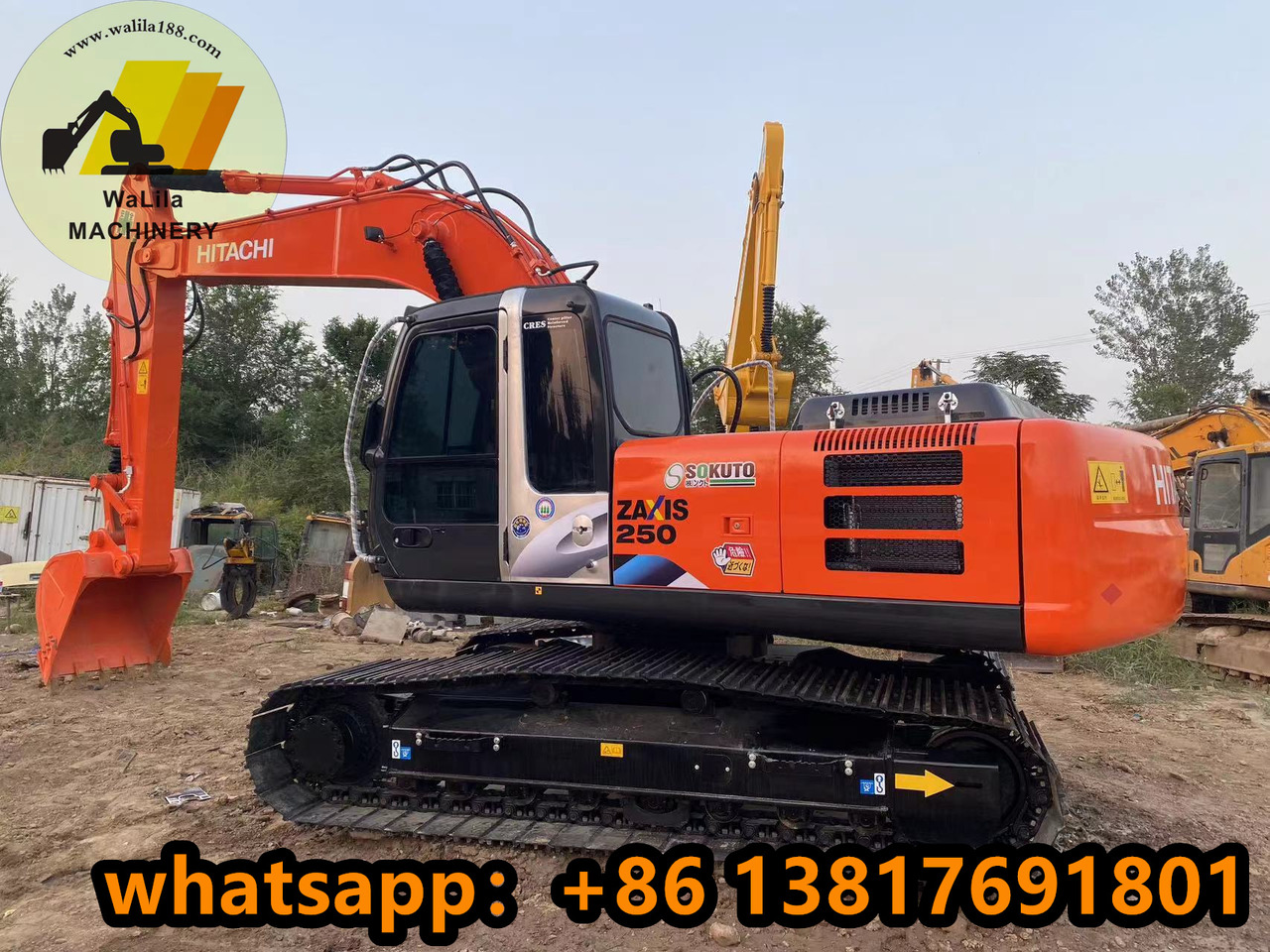 Hitachi Hitachi zx250 - Pelle sur chenille: photos 1 Hitachi Hitachi zx250 - Pelle sur chenille: photos 1