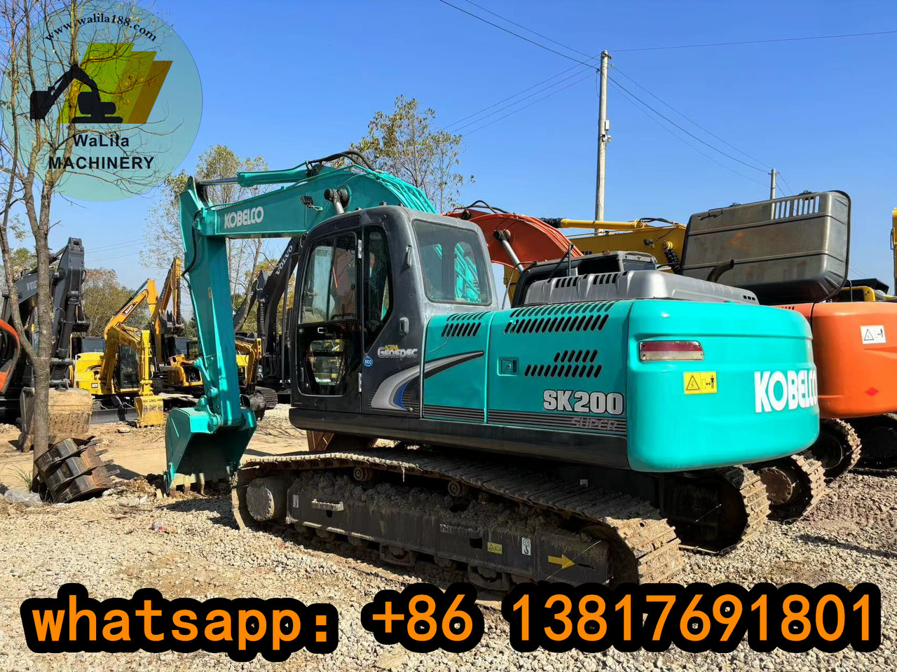 KOBELCO SK 200-8 - Pelle sur chenille: photos 1 KOBELCO SK 200-8 - Pelle sur chenille: photos 1