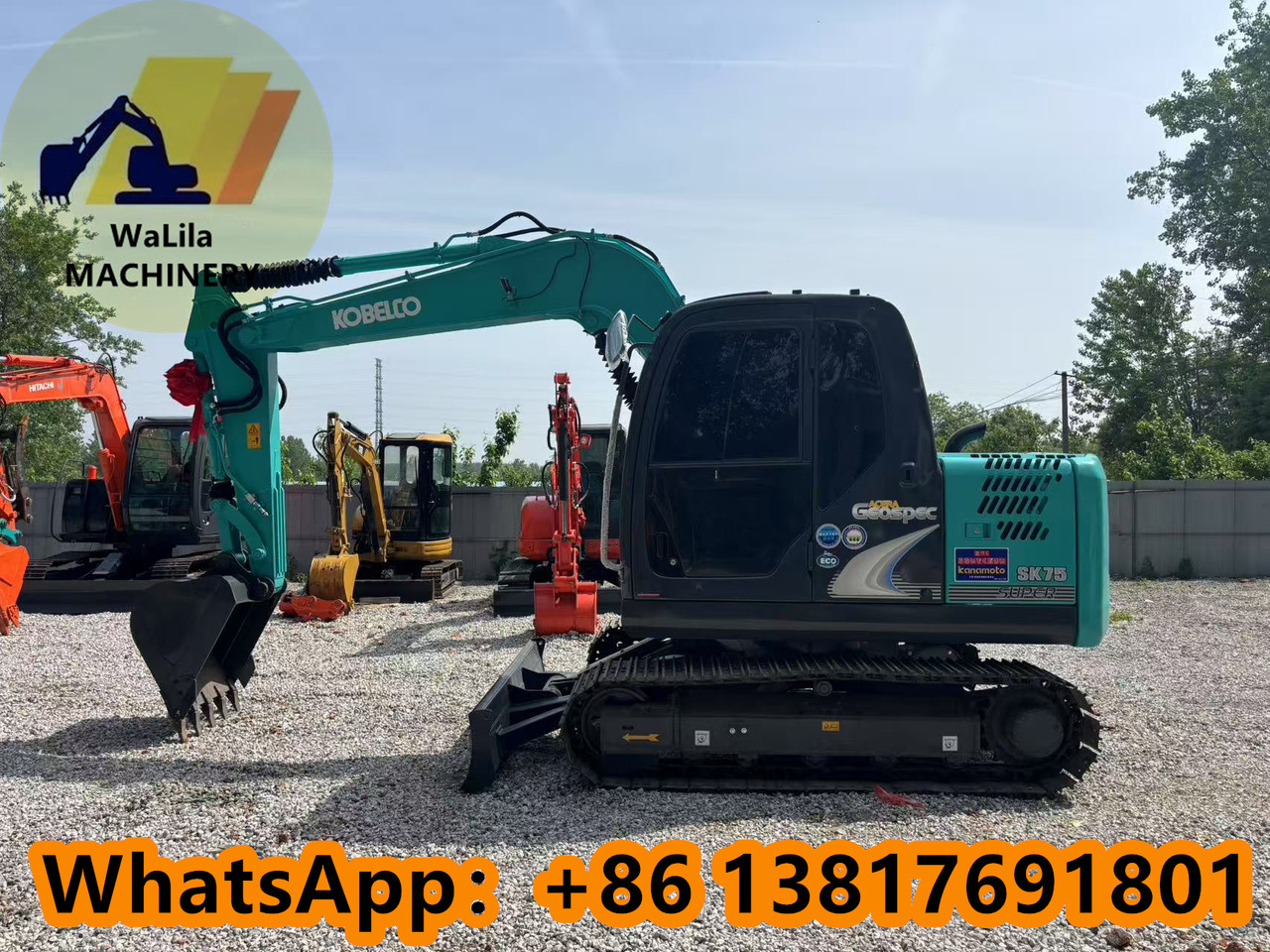 KOBELCO SK75 - Mini pelle: photos 1 KOBELCO SK75 - Mini pelle: photos 1