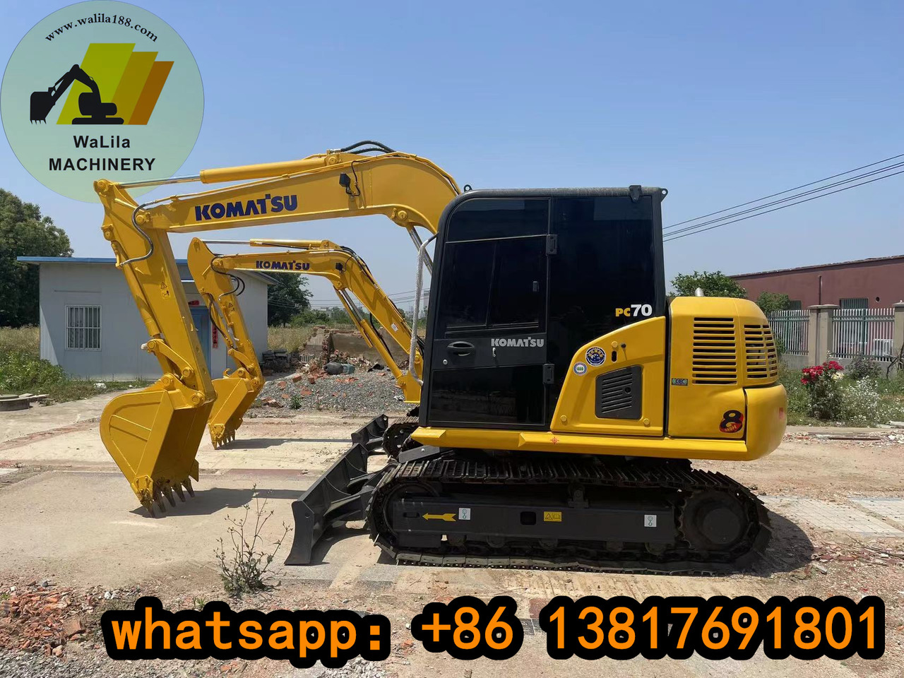 KOMATSU PC 70-8 - Mini pelle: photos 1 KOMATSU PC 70-8 - Mini pelle: photos 1