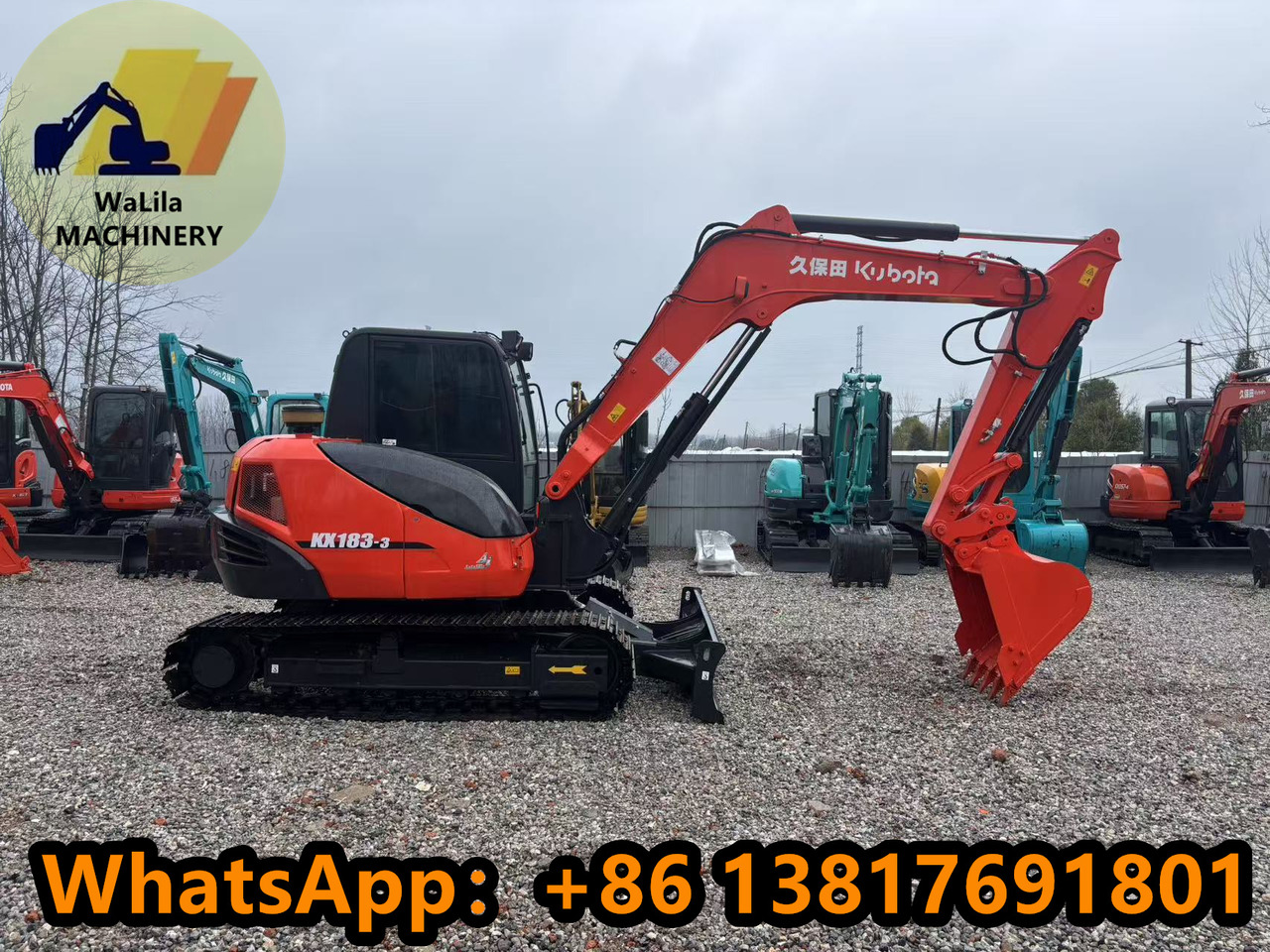 KUBOTA KX183 - Mini pelle: photos 1 KUBOTA KX183 - Mini pelle: photos 1