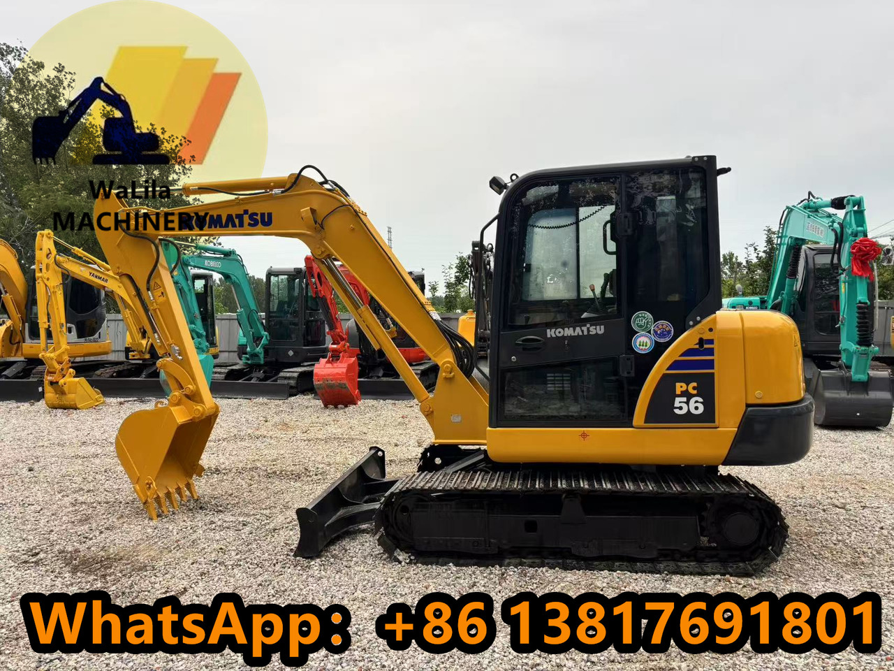 Komatsu PC 56-7 PC56-7 - Mini pelle: photos 1 Komatsu PC 56-7 PC56-7 - Mini pelle: photos 1