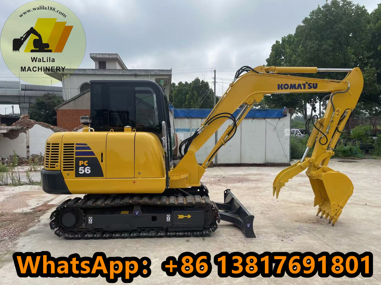 Komatsu PC 56-7 PC56-7 - Mini pelle: photos 1 Komatsu PC 56-7 PC56-7 - Mini pelle: photos 1