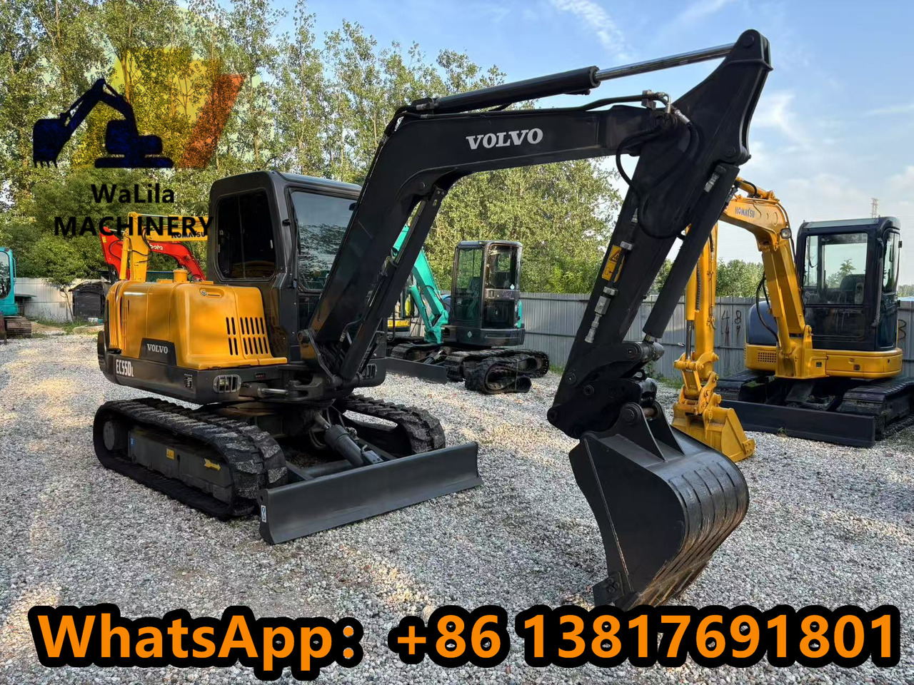 VOLVO EC55 Rubber track version - Mini pelle: photos 3 VOLVO EC55 Rubber track version - Mini pelle: photos 3