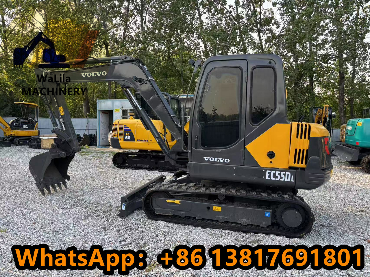 VOLVO EC55 Rubber track version - Mini pelle: photos 1 VOLVO EC55 Rubber track version - Mini pelle: photos 1