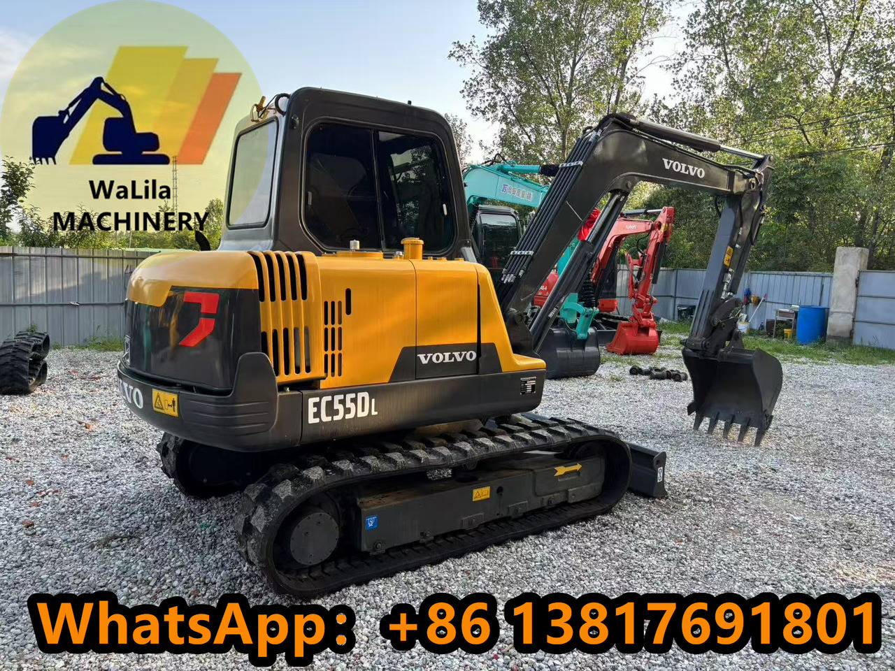 VOLVO EC55 Rubber track version - Mini pelle: photos 4 VOLVO EC55 Rubber track version - Mini pelle: photos 4
