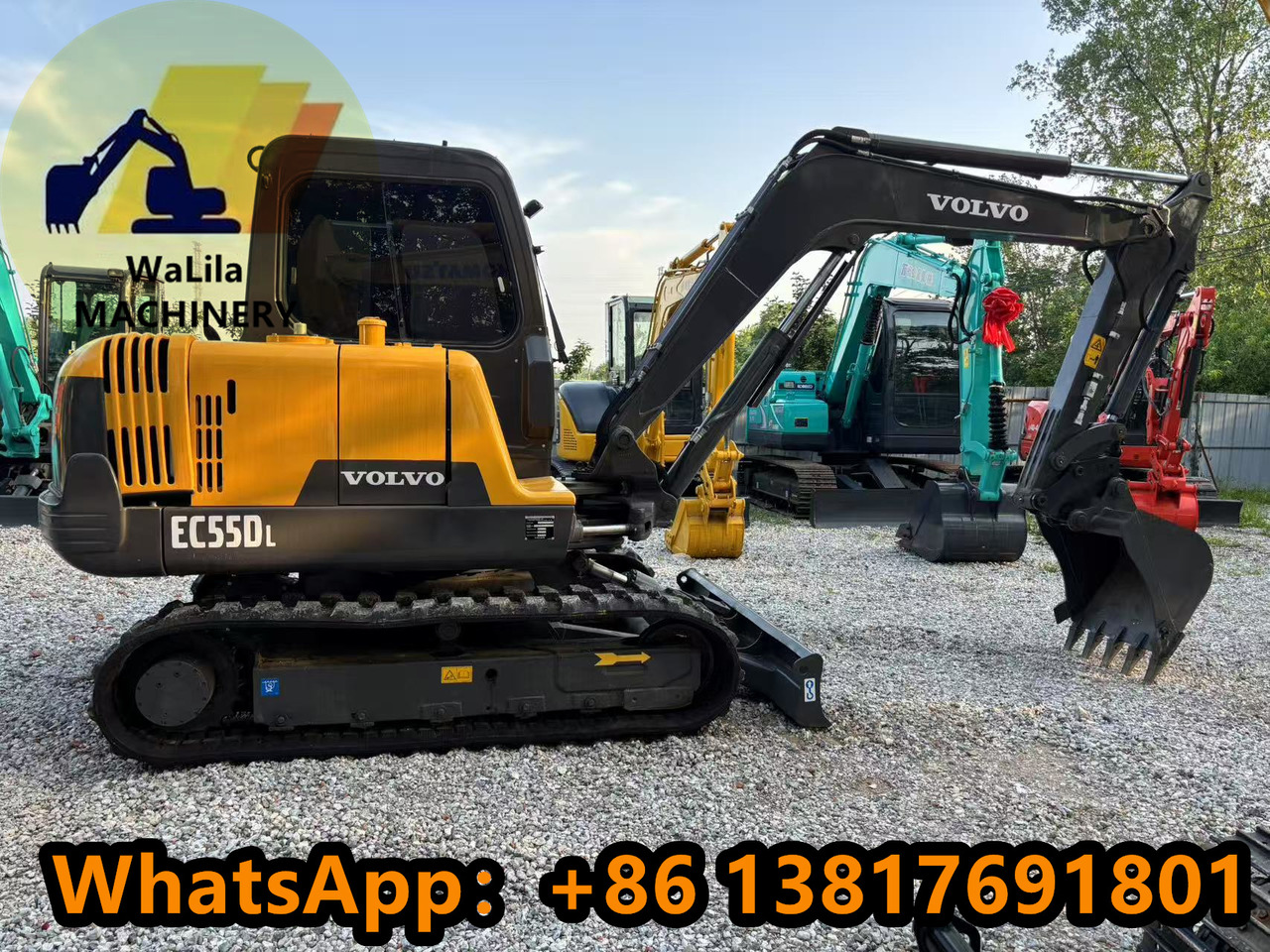 VOLVO EC55 Rubber track version - Mini pelle: photos 2 VOLVO EC55 Rubber track version - Mini pelle: photos 2