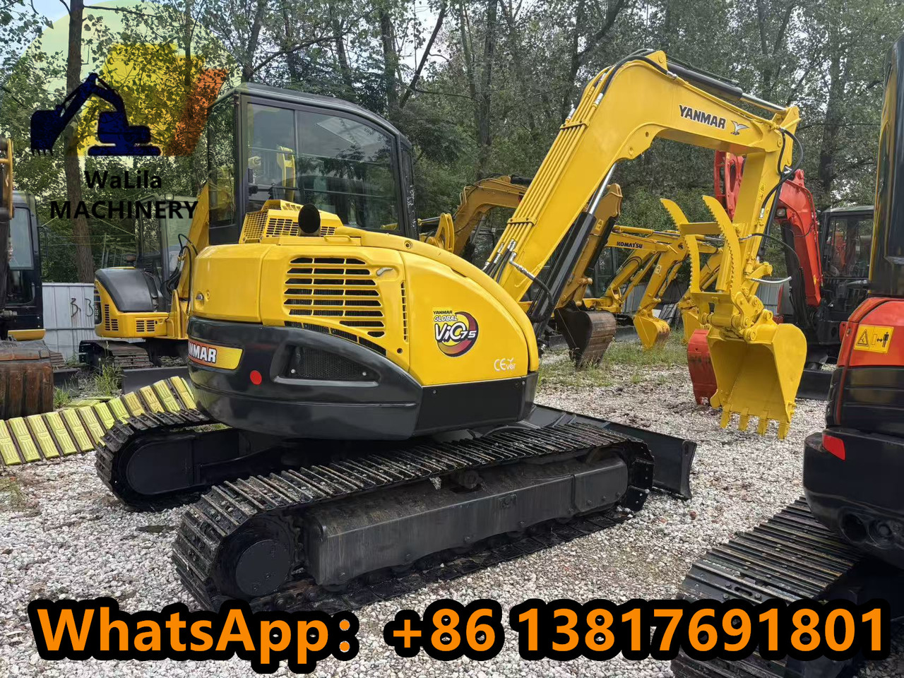YANMAR VIO 75 - Pelle sur chenille: photos 1 YANMAR VIO 75 - Pelle sur chenille: photos 1