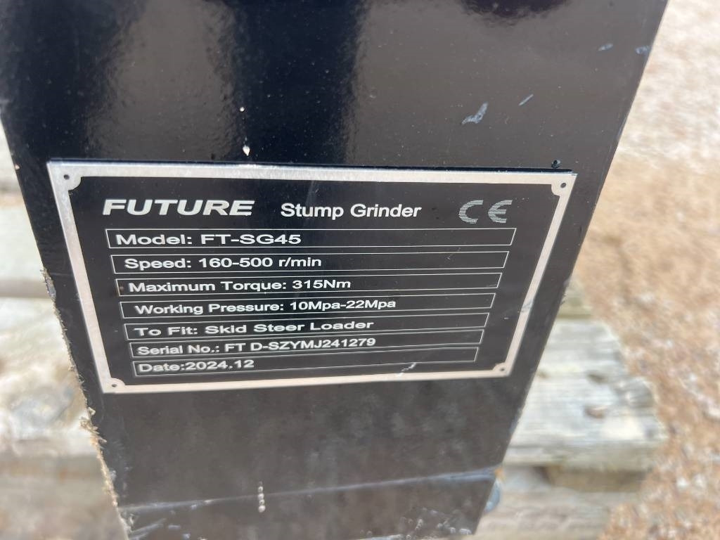 Future FT-SG45 Stump Grinder - Dessoucheuse: photos 4 Future FT-SG45 Stump Grinder - Dessoucheuse: photos 4