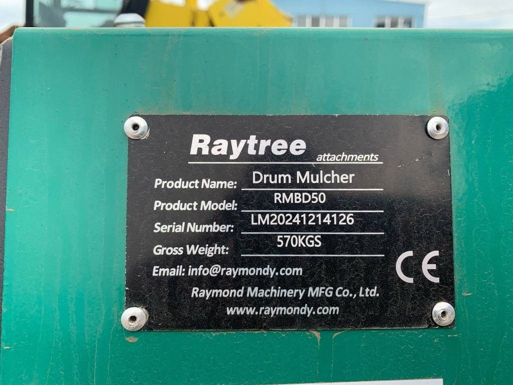 Raytree RMBD50 Mulcher - Broyeur/ Épareuse: photos 5 Raytree RMBD50 Mulcher - Broyeur/ Épareuse: photos 5