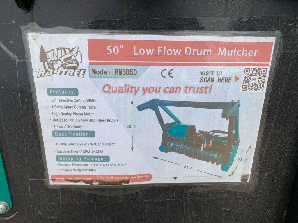 Raytree RMBD50 Mulcher - Broyeur/ Épareuse: photos 4 Raytree RMBD50 Mulcher - Broyeur/ Épareuse: photos 4