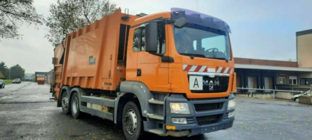 MAN 26.320 Müllwagen Faun Variopress - Benne à ordures ménagères: photos 1 MAN 26.320 Müllwagen Faun Variopress - Benne à ordures ménagères: photos 1