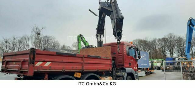MAN 26.440TGS Kipper+Kran Meiller/Stahl - Camion benne, Camion grue: photos 2 MAN 26.440TGS Kipper+Kran Meiller/Stahl - Camion benne, Camion grue: photos 2