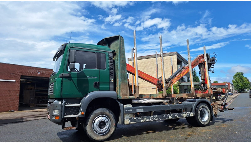 MAN TGA 18.480 Holz LKW - Camion grumier, Camion grue: photos 3 MAN TGA 18.480 Holz LKW - Camion grumier, Camion grue: photos 3