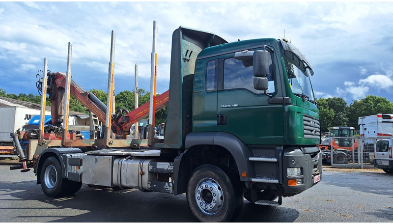 MAN TGA 18.480 Holz LKW - Camion grumier, Camion grue: photos 2 MAN TGA 18.480 Holz LKW - Camion grumier, Camion grue: photos 2