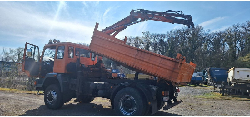 MAN TGM 18.240PS 4x4 3.S-Kipper mit Kran - Camion benne, Camion grue: photos 4 MAN TGM 18.240PS 4x4 3.S-Kipper mit Kran - Camion benne, Camion grue: photos 4